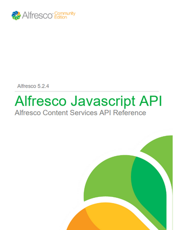 Alfresco JavaScript API-admin